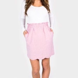 Lauren James scalloped skirt